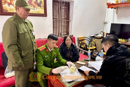 Công an Lạng Sơn quyết liệt chống tội phạm ma túy dịp Tết 2026