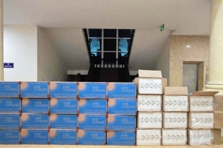 Phát hiện xe tải chở số lượng lớn thuốc lá không rõ nguồn gốc tại Quảng Trị