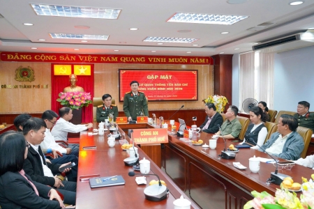 Công an Thành phố Huế gặp mặt các cơ quan báo chí nhân dịp năm mới 2026