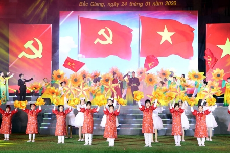 Bắc Ninh: Chương trình nghệ thuật chào mừng thành công Đại hội XIV của Đảng