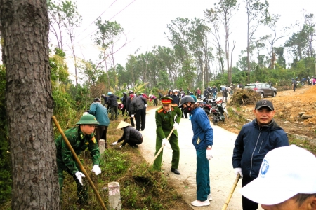 Hải Phòng: Phường Đồ Sơn ra quân dọn dẹp cảnh quan môi trường chuẩn bị Tết Trồng cây Xuân Bính Ngọ năm 2026