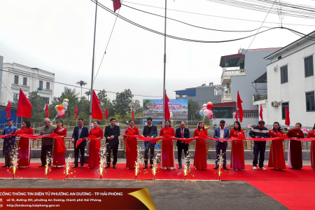 Hải Phòng: Lễ khánh thành công trình Hồ Đình Nam