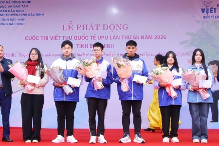 Bắc Ninh phát động Cuộc thi Viết thư quốc tế UPU lần thứ 55 năm 2026