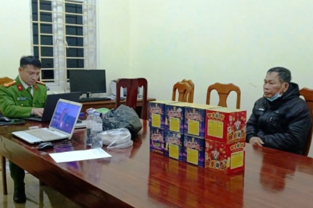 Nghệ An: Công an phường Cửa Lò phát hiện, xử lý vụ tàng trữ pháo nổ trái phép