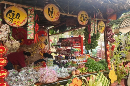 Không gian Tết Bính Ngọ 2026 “Xuân An Khang” – điểm hẹn văn hóa, mua sắm tại Ô Chợ Dừa