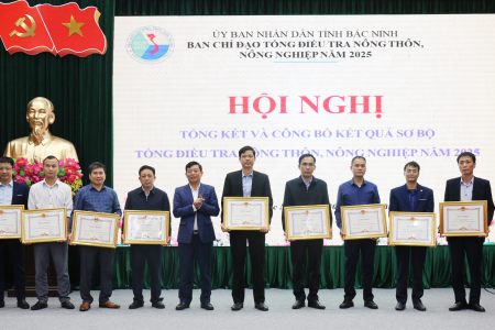 Bắc Ninh: Công bố kết quả sơ bộ Tổng điều tra nông thôn, nông nghiệp năm 2025