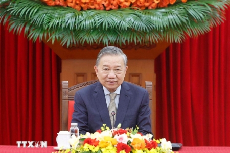 Tổng Bí thư Tô Lâm điện đàm với Tổng thống Hàn Quốc Lee Jae Myung