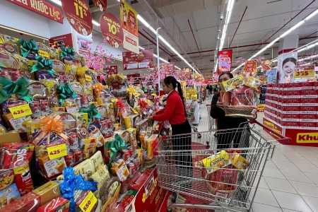 Hà Nội: Sôi động thị trường quà biếu dịp Tết Nguyên đán Bính Ngọ 2026