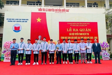 Thanh Hoá khen thưởng giáo viên và học sinh trong Kỳ thi chọn HSG quốc gia THPT