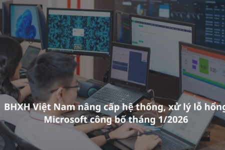 BHXH Việt Nam tăng cường xử lý lỗ hổng Microsoft công bố trong tháng 1