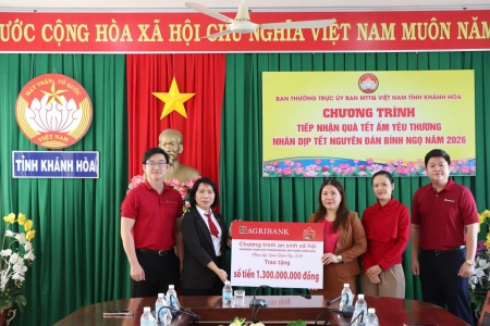 Agribank dành 1,3 tỷ đồng chăm lo Tết cho người nghèo trên địa bàn tỉnh Khánh Hòa