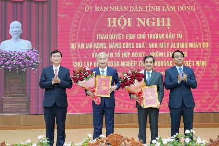 Lâm Đồng chấp thuận chủ trương đầu tư 2 dự án bô xít quy mô gần 60.000 tỷ đồng