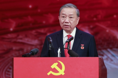 Phát biểu của Tổng Bí thư Tô Lâm tại lễ tuyên dương Bí thư chi bộ xuất sắc và trao giải Búa liềm Vàng