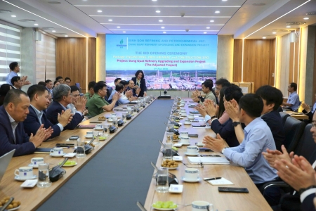 BSR tổ chức Lễ mở thầu gói EPC thuộc Dự án Nâng cấp, mở rộng Nhà máy Lọc dầu Dung Quất