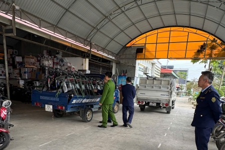 Ninh Bình: Xử phạt hai doanh nghiệp kinh doanh xe đạp điện không rõ nguồn gốc xuất xứ