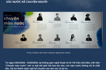 Chuyện màu nước, sắc nước kể chuyện người