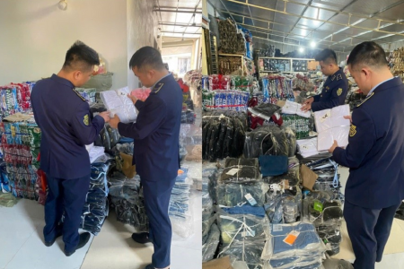 Sơn La: Phát hiện điểm kinh doanh sản phẩm quần áo có dấu hiệu giả mạo nhãn hiệu Adidas