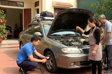 Hướng dẫn chủ xe tự kiểm tra ô tô tại nhà trước hành trình du xuân 2026