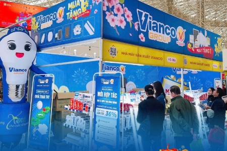 Vianco đồng hành Hội chợ Mùa Xuân 2026: Kiến tạo không gian ánh sáng cho mùa xuân thịnh vượng