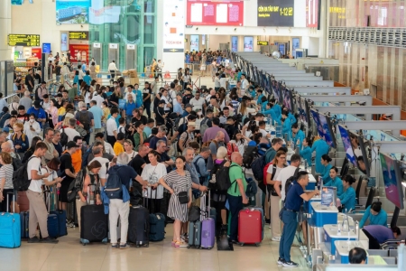 Sân bay Nội Bài sẵn sàng phục vụ hành khách trong dịp cao điểm Tết Nguyên đán 2026