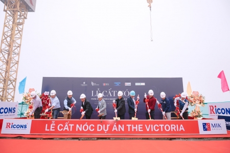 MIK Group chính thức cất nóc phân khu Imperia Smart City - The Victoria