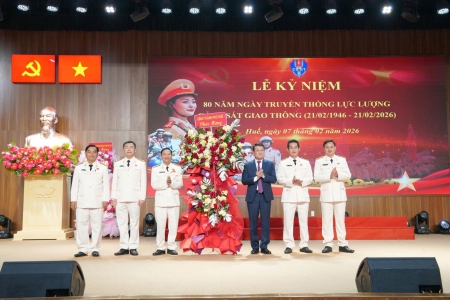 Công an TP Huế kỷ niệm 80 năm Ngày truyền thống lực lượng Cảnh sát giao thông