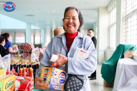 Chương trình “Siêu thị Tết 0 Đồng” tại Bệnh viện Hữu nghị Việt Tiệp