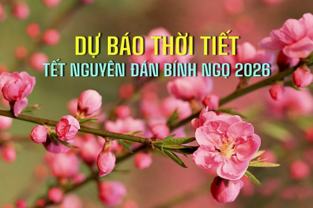 Dự báo thời tiết dịp nghỉ Tết Nguyên đán 2026: Bắc Bộ trưa chiều hửng nắng, đêm và sáng rét