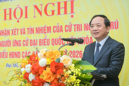 Ông Trịnh Văn Quyết được cử tri nơi cư trú tín nhiệm cao giới thiệu ứng cử ĐBQH