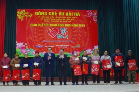 Lan tỏa yêu thương qua chương trình “Tết yêu thương – Xuân ấm áp” tại xã Hải Anh