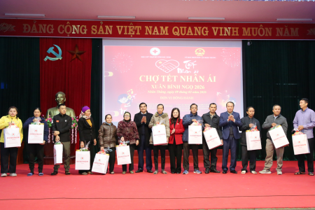 Bắc Ninh: Trao tặng 430 suất quà cho hộ có hoàn cảnh khó khăn tại Chợ “Tết Nhân ái” Xuân Bính Ngọ năm 2026