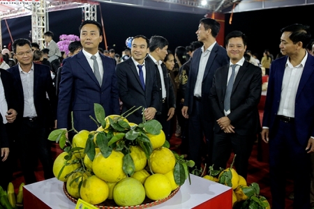 Khai mạc không gian trưng bày sản phẩm tiêu biểu gắn kết hội chợ hoa Xuân Tết Bính Ngọ 2026 tại Minh Châu