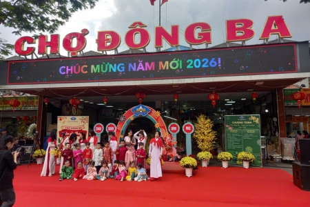 Chợ Đông Ba và hoạt động xuân yêu thương