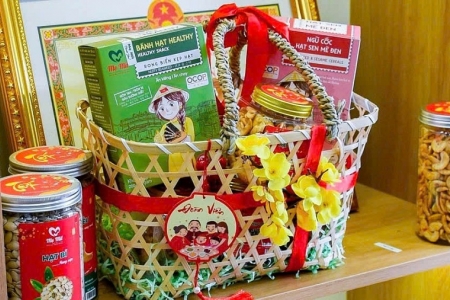 Đồng Tháp đẩy mạnh đưa sản phẩm OCOP vào giỏ quà Tết, lan tỏa giá trị nông sản địa phương