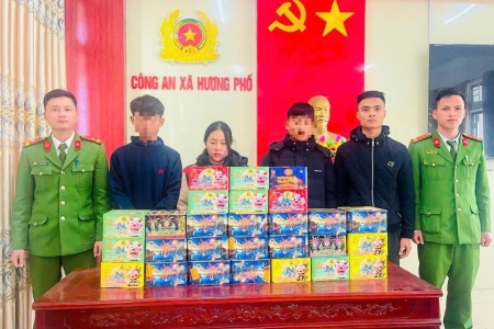 Hà Tĩnh: Bắt giữ đối tượng buôn bán hơn 46kg pháo hoa nổ