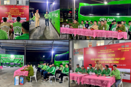 Hải Phòng: Tuyên truyền an toàn giao thông tại Công ty TNHH Đoàn Xuân – xe khách Ô hô
