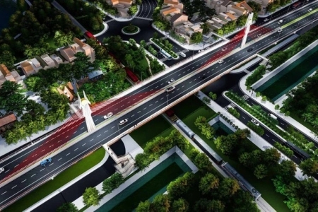 Đảm bảo an toàn giao thông sau thông xe kỹ thuật cầu vượt đường sắt trên Quốc lộ 45 tại Thanh Hóa