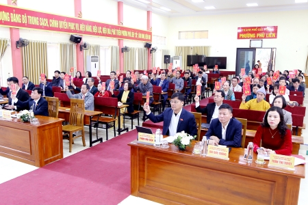 Kỳ họp thứ 6 HĐND phường Phù Liễn bầu bổ sung chức danh Ủy viên UBND phường khóa I, nhiệm kỳ 2021 - 2026