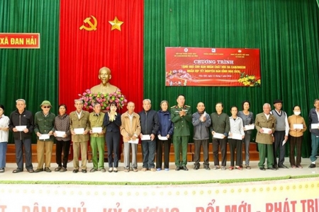 Hà Tĩnh: Trao quà Tết cho nạn nhân chất độc da cam/dioxin