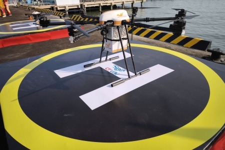 TP. HCM khai trương tuyến vận chuyển bưu chính bằng UAV vượt biển Cần Giờ - Vũng Tàu