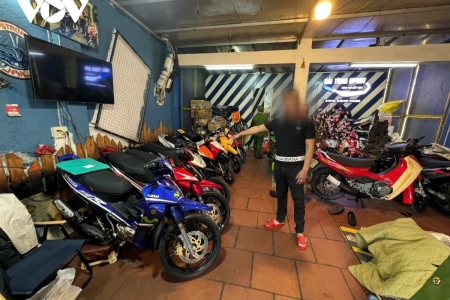 Triệt phá đường dây nhập lậu mô tô phân khối lớn quy mô lớn tại Thái Nguyên