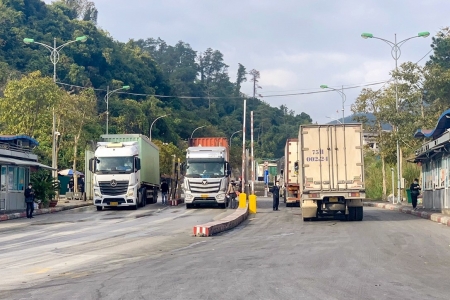Lạng Sơn: Thông quan hàng hóa tăng kỷ lục trong dịp cao điểm cận Tết
