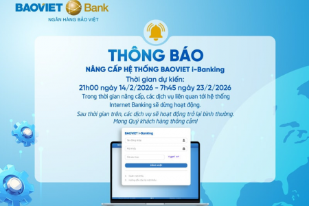 Ngân hàng tạm ngừng toàn bộ dịch vụ Internet Banking dịp Tết