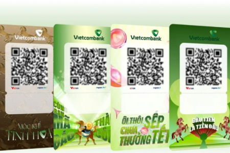 Bộ sưu tập mã QR của Vietcombank trước thềm Tết Nguyên đán chinh phục khách hàng trẻ