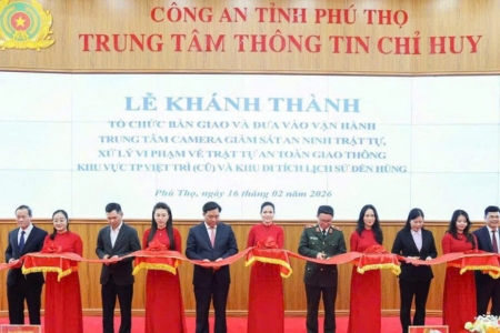 Phú Thọ vận hành 635 camera giám sát an ninh, hỗ trợ xử lý vi phạm giao thông