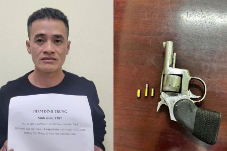 Bắc Ninh: Nhanh chóng bắt giữ đối tượng dùng súng cướp ô tô