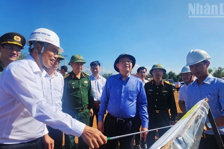 Phó Thủ tướng Hồ Quốc Dũng kiểm tra tiến độ cao tốc Quy Nhơn - Pleiku