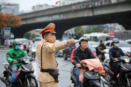 Hà Nội: 2.139 trường hợp vi phạm trật tự an toàn giao thông trong dịp Tết