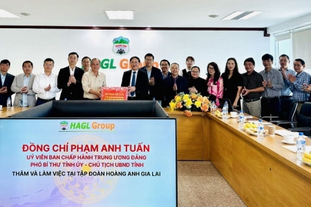 Lãnh đạo tỉnh Gia Lai làm việc với HAGL đầu xuân, đặt kỳ vọng vào vai trò “đầu tàu” nông nghiệp công nghệ cao