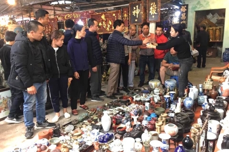 Chợ Viềng – Phiên chợ “một năm một lần” gửi gắm ước vọng đầu Xuân